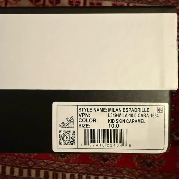 Larroude Milan Espadrille in Caramel Leather - Picture 4 of 8